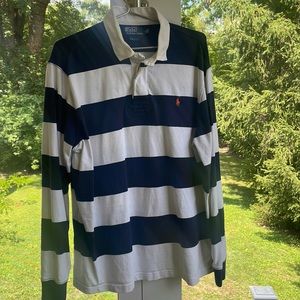 Polo By Ralph Lauren Striped Rugby Shirt XL